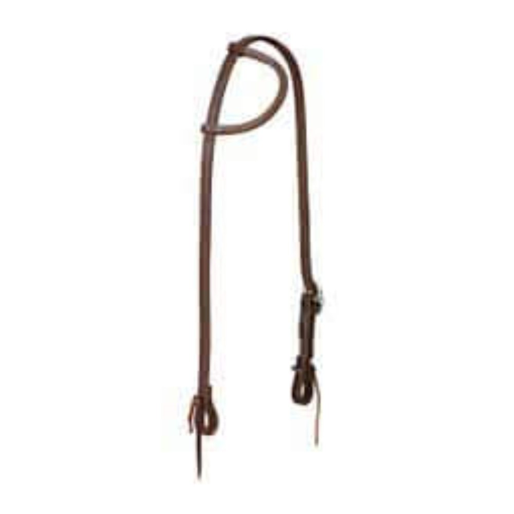 WEAVER PREMIUM HARNESS LEATHER TACK SLIDING EAR HEADSTALL